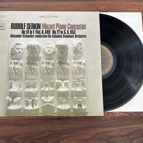 Rudolf Serkin Mozart Piano Concertos No. 14 No. 17 Vinyl LP Columbia MS 6844 - Picture 1 of 7